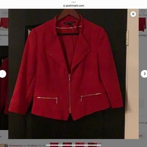 Whbm red jacket